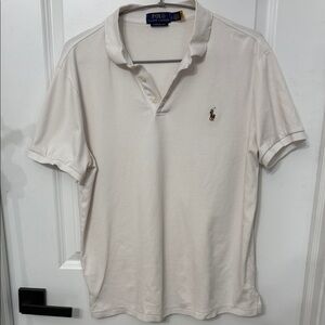 Polo by Ralph Lauren Men's Off-White Polo Shirt